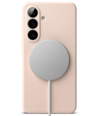 RINGKE SILICONE MAGNETIC MAGSAFE GALAXY S26 PINK SAND