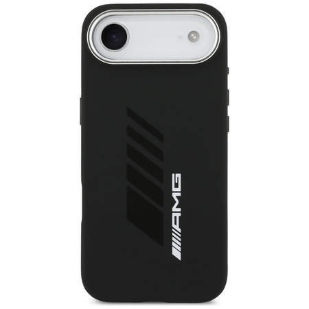 Etui AMG Silicone Oversize Rhombs MagSafe do iPhone Air czarny