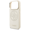 Etui Guess Perforated 4G MagSafe do iPhone 17 Pro Max beżowy