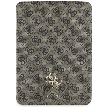 Guess GUFC11PM24PS4SGW iPad Pro 11 2024 brązowy/brown Magnetic 4G Big Logo