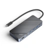 Stacja dokująca Orico OM28PR-G2 USB-C z kieszenią na dysk M.2 + 1 x USB-A 3.2 + 1x USB-C 3.2 + 2x USB-A 2.0 + 1x HDMI + 1x Ethernet - czarna