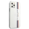 Etui U.S. Polo Assn. Tricolor Collection na iPhone 12 Pro Max - białe