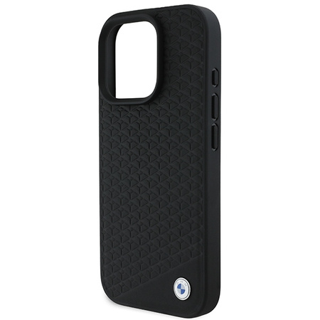 BMW BMHMP16X23RDDK iPhone 16 Pro Max6.9 czarny/black hardcase Sign Leather Diamond Metal Logo MagSafe