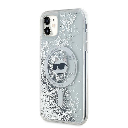 KARL LAGERFELD ETUI LIQUID GLITTER DO IPHONE 11 XR 6.1 CHOUPETTE DO MAGSAFE