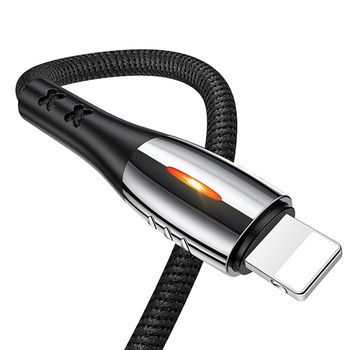 USAMS KABEL PLECIONY DO LIGHTNING 1,2M DO IPHONE 5 6 7 8 X Z FUNKCJĄ