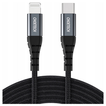 CHOETECH KABEL USB-C DO LIGHTNING DO IPHONE 12 13 14 15 3A 2M Z PEŁNYM