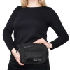 Saszetka biodrowa Wozinsky WSB-W1 na ramię unisex regulowany pasek wodoodporna - czarna