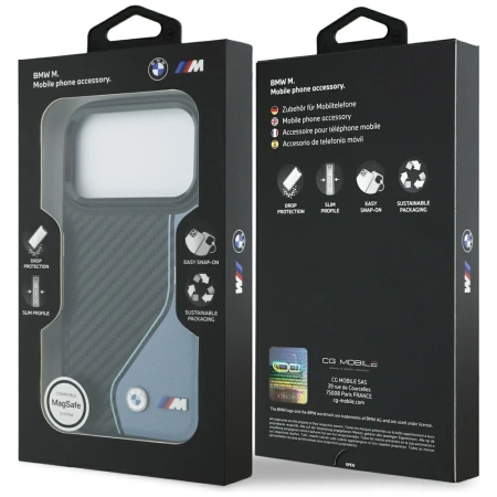 BMW ETUI M CARBON LOGO MAGSAFE DO IPHONE 17 PRO Z WYSOKIEJ JAKOŚ