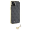 Etui Guess 4G Charms Collection do iPhone 15 Plus - szare