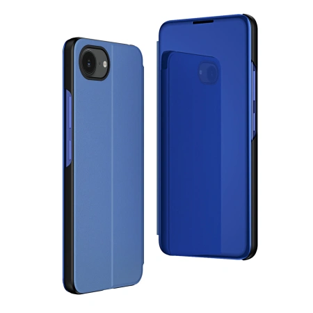 HURTEL ETUI CLEAR VIEW CASE DO IPHONE 16E Z KLAPKĄ Z OCHRONĄ PRZED