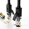 Ugreen kabel sieciowy internetowy LAN Ethernet U/UTP Cat. 6 1000Mb/s 8m czarny (NW102)