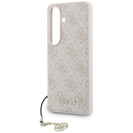 Etui Guess 4G Classic Logo Charm MagSafe do Samsung Galaxy S26 różowy