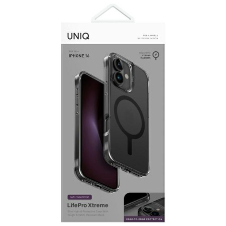 UNIQ ETUI LIFEPRO XTREME DO IPHONE 16 6.1 MAGCLICK CHARGING OCHRONA TWARDY