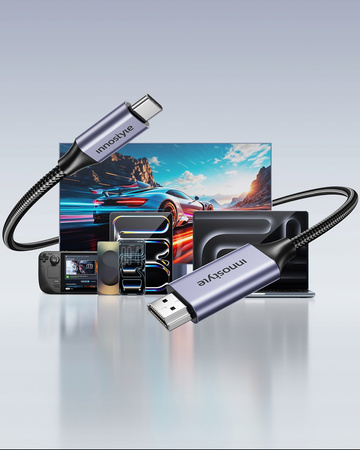 INNOSTYLE KABEL USB-C HDMI ADAPTER PRZEJŚCIÓWKA DO MONITORA TV 4K 60HZ 2M