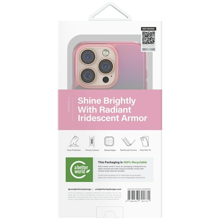 UNIQ ETUI IRIDESCIA DO IPHONE 16 PRO MAGCLICK Z WYSOKĄ OCHRONA I ŁADOWANIEM