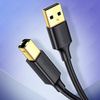 Ugreen kabel przewód USB - USB Typ B (kabel do drukarki) 3m czarny (10351)