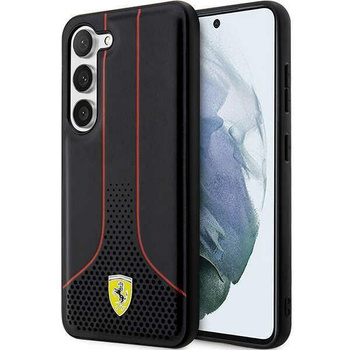 Etui Ferrari FEHCS23SPCSK S23 S911 - czarne Perforated 296 P