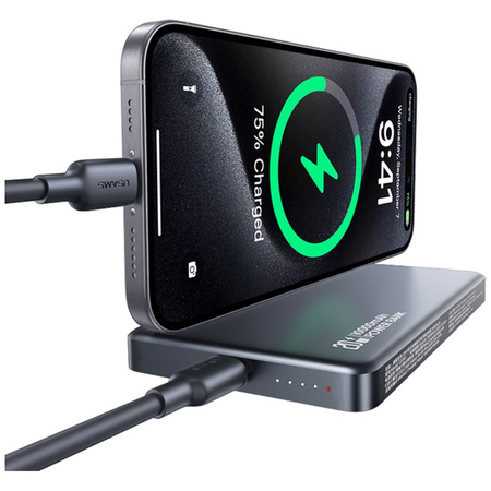 USAMS POWERBANK MAGNETYCZNY BEZPRZEWODOWY 10000MAH DO IPHONE 12 13 14 20W