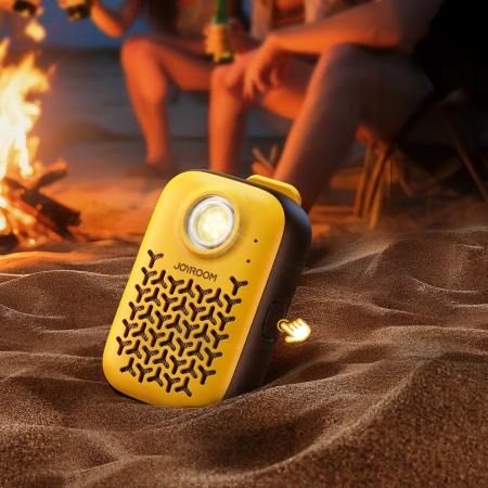 Głośnik Bluetooth Joyroom Maya JR-MS03 przenośny z wbudowaną latarką odporny - żółty