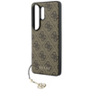 Etui Guess 4G Classic Logo Charm MagSafe do Samsung Galaxy S26 Ultra brązowy