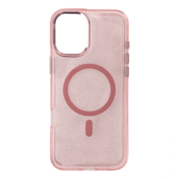 HURTEL ETUI GLITTER CASE DO IPHONE 16 DO MAGSAFE Z BROKATEM OCHRONA