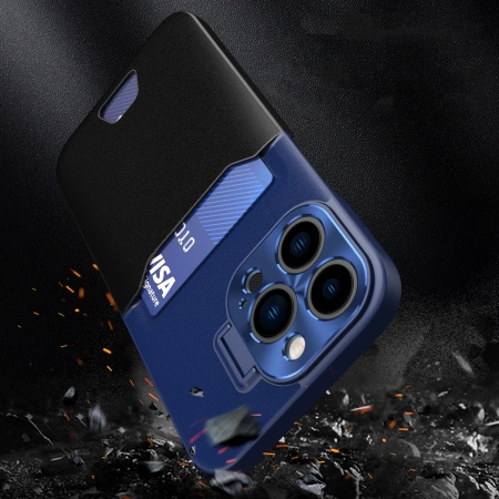 HURTEL LEATHER STAND CASE DO IPHONE 14 PLUS ETUI Z KLAPKĄ PORTFEL PODSTAWKA