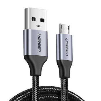 UGREEN KABEL USB MICRO 0.25M QC 3.0 DO TELEFONÓW 2.4A Z SZYBKIM ŁADOWANIEM