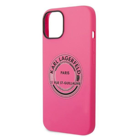 Karl Lagerfeld KLHCP14MSRSGRCF iPhone 14 Plus 6,7" hardcase różowy/pink Silicone RSG