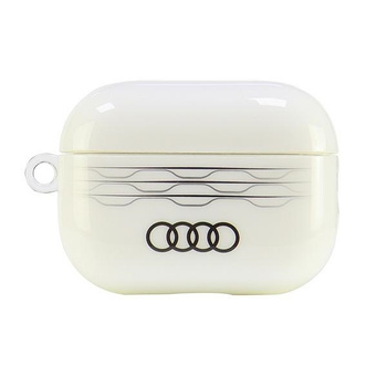 AUDI ETUI POKROWIEC DO AIRPODS PRO 2 Z GEOMETRYCZNYM WZOREM DO MAGSAFE