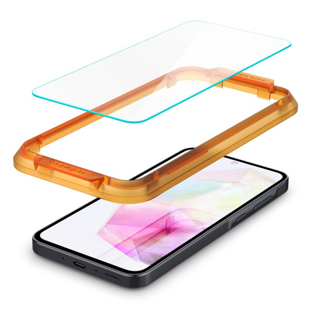 SPIGEN SZKŁO HARTOWANE DO SAMSUNG GALAXY A35 5G ALM GLAS.TR ZESTAW OCHRONNY
