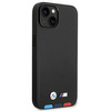 Etui BMW BMHMP14M22PTDK iPhone 14 Plus 6,7" czarny/black Leather Stamp Tricolor Magsafe