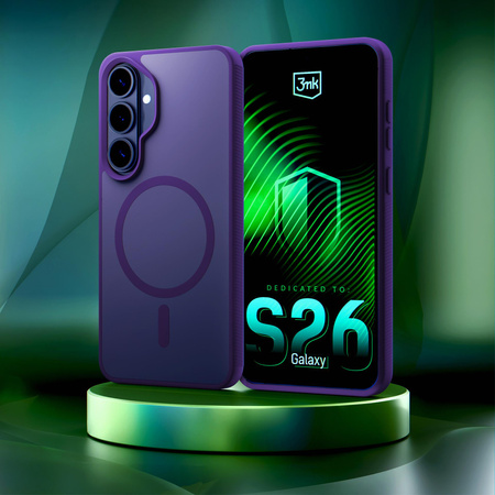 Samsung Galaxy S26+ - 3mk Smoke MagCase Purple