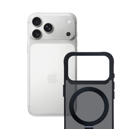 Apple iPhone 17 Pro - 3mk Smoke Case Mag&Stand