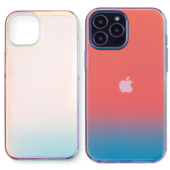 Aurora Case etui do iPhone 12 Pro Max żelowy neonowy pokrowiec złoty