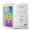 GUESS POKROWIEC DO IPHONE 15 PRO MAX DO MAGSAFE HARDCASE IML IRIDESCENT