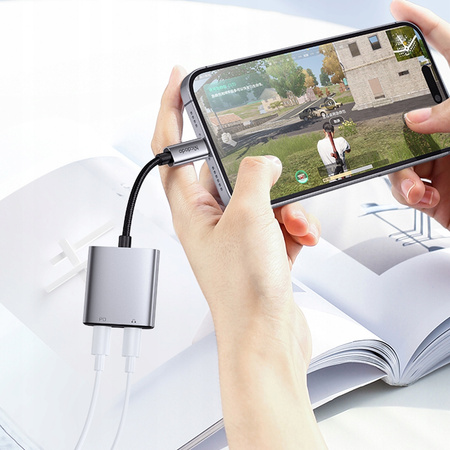 MCDODO PRZJEŚCIÓWKA ADAPTER 2X LIGHTNING KABEL DO IPHONE X 11 12 13 14 PRO