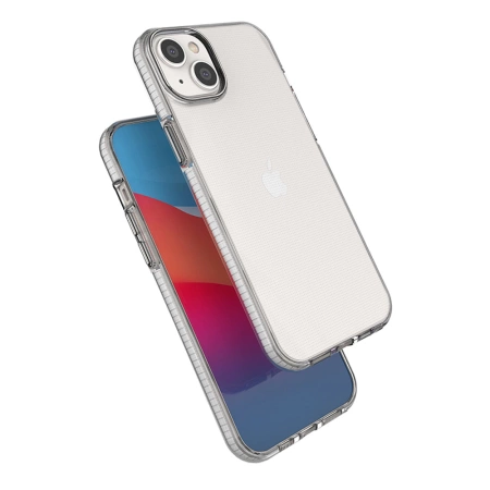 HURTEL ETUI SPRING CASE DO IPHONE 14 PLUS SILIKONOWY Z RAMKĄ WYSOKA