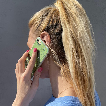 Wozinsky Star Glitter błyszczące etui pokrowiec z brokatem Samsung Galaxy A42 5G niebieski