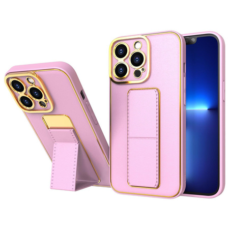 New Kickstand Case etui do Samsung Galaxy A12 5G z podstawką różowy