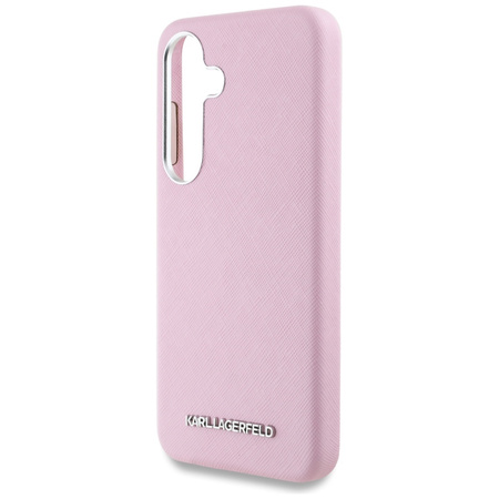 KARL LAGERFELD POKROWIEC MAGNETYCZNY DO SAMSUNG GALAXY S25 Z ELONGATED LOGO