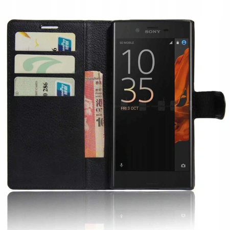 LITCHI ETUI DO SONY XPERIA XZ Z ELASTYCZNYM POKROWCEM OCHRONY TELEFONU