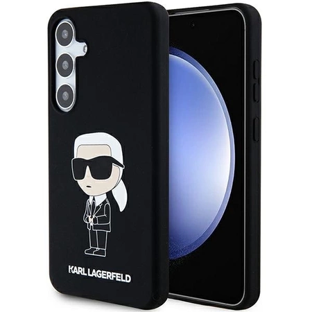 Etui Karl Lagerfeld Silicone Ikonik na Samsung Galaxy S24 - czarne