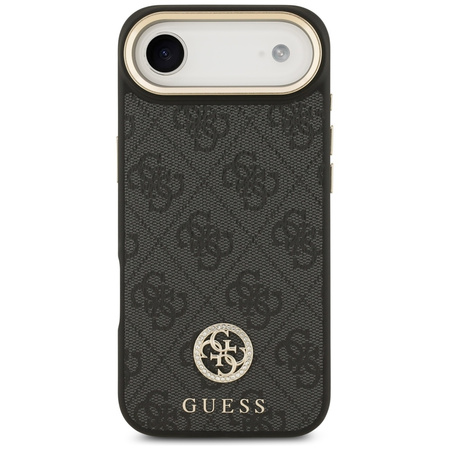 Etui Guess 4G Strass Logo MagSafe do iPhone Air czarny