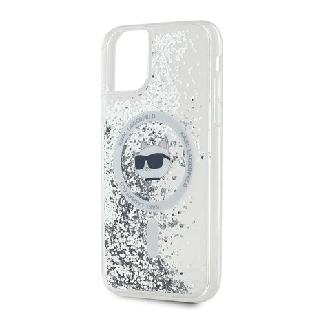 KARL LAGERFELD ETUI LIQUID GLITTER DO IPHONE 11 XR 6.1 CHOUPETTE DO MAGSAFE