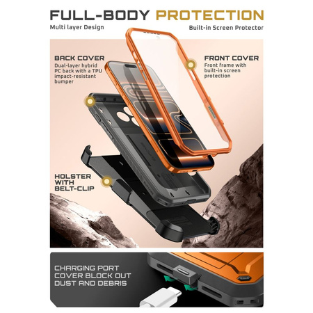 SUPCASE UNICORN BEETLE PRO IPHONE 17 PRO MAX CORAL