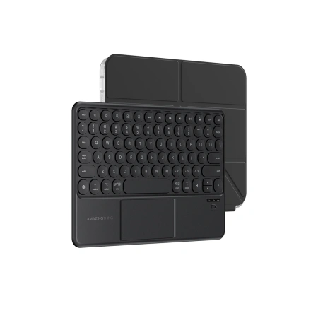 Etui z klawiaturą AMAZINGTHING Minimal Case Keylite Combo na iPad Air M3 11" - czarne