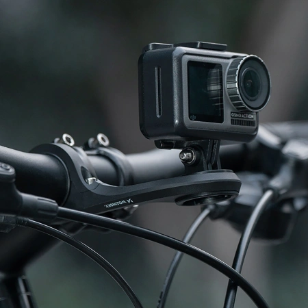 Uchwyt rowerowy Wozinsky WUG-01B na licznik Garmin na kierownicę na kamerkę lampkę - czarny