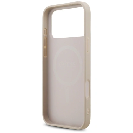 GUESS ETUI LEATHER 4G TRIANGLE STRASS DO MAGSAFE IPHONE 17 PRO MAX