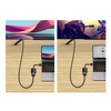 Baseus Lite Series przejściówka adapter HDMI do VGA + mini jack 3,5mm / zasilanie micro USB czarny (WKQX010101)