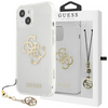 Guess GUHCP13SKS4GGO iPhone 13 mini 5,4" Transparent hardcase 4G Gold Charms Collection